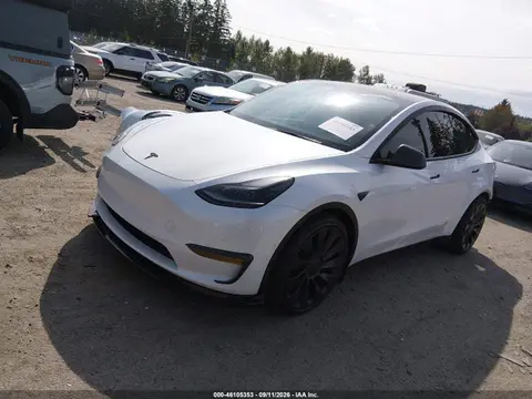 2021 Tesla Model Y Performance Dual Motor All-wheel Drive VIN 5YJYGDEF2MF258224 фото 2
