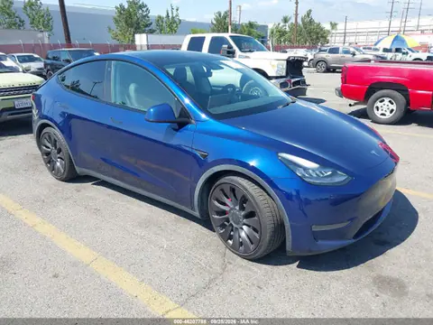 5YJYGDEF3MF098600 — 2021 Tesla Model Y Performance Dual Motor ALL-Wheel Drive, Задняя часть (Rear), фото до ремонта