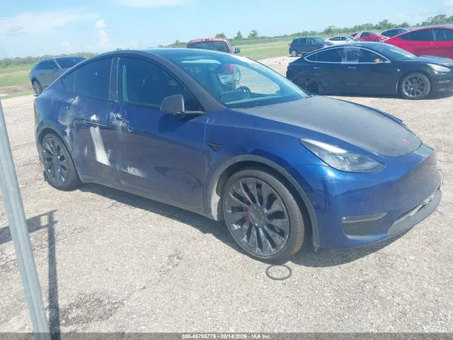 2022 Tesla Model Y Performance Dual Motor All-wheel Drive VIN 7SAYGDEF2NF380957 фото 1