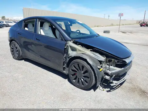 7SAYGDEF0PF859669 — 2023 Tesla Model Y Performance Dual Motor ALL-Wheel Drive, Передняя часть (Front & Rear), фото до ремонта