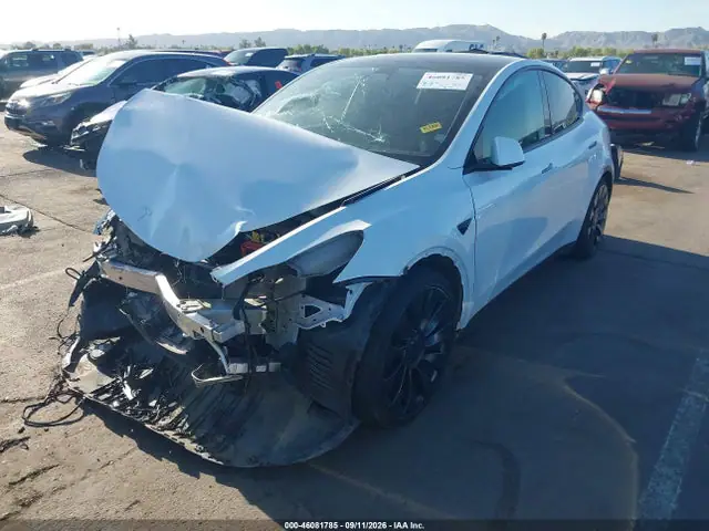 7SAYGDEF0PF659522 — 2023 Tesla Model Y Performance Dual Motor ALL-Wheel Drive, фото 2 с аукциона IAAI 13.10.2026, Передняя часть