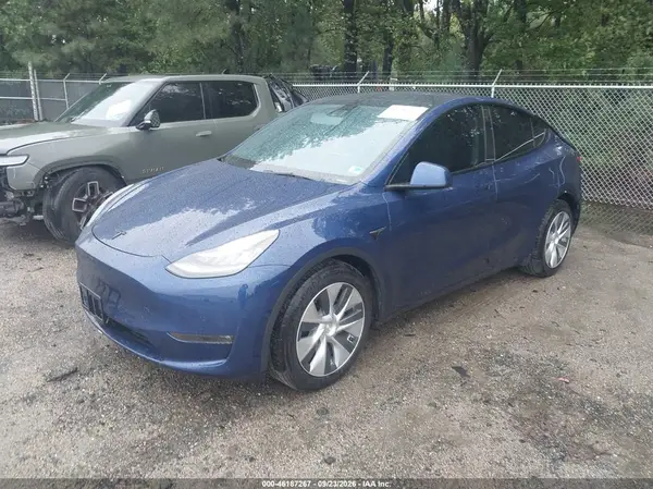5YJYGDEE2MF199294 — 2021 Tesla Model Y, фото 2 с аукциона IAAI, Задняя часть