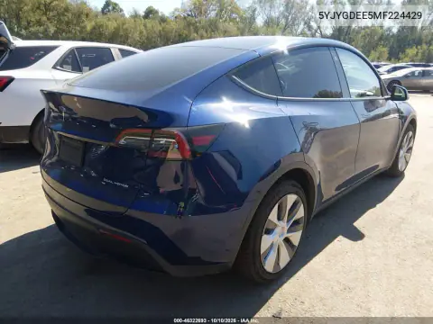 2021 Tesla Model Y Long Range Dual Motor All-Wheel Drive VIN 5YJYGDEE5MF224429 фото 4