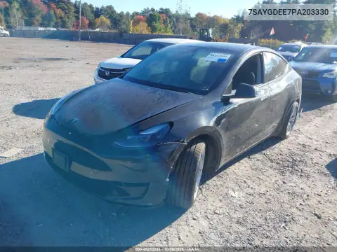 2023 Tesla Model Y Awd/Long Range Dual Motor All-Wheel Drive VIN 7SAYGDEE7PA203330 фото 2