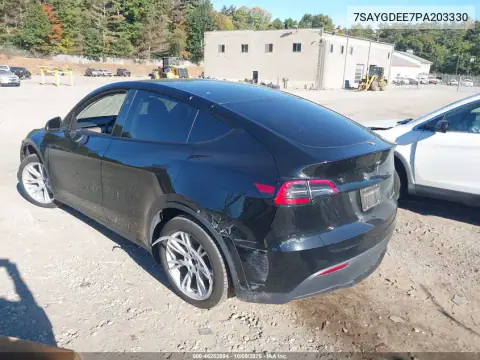2023 Tesla Model Y Awd/Long Range Dual Motor All-Wheel Drive VIN 7SAYGDEE7PA203330 фото 3