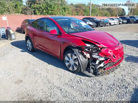 7SAYGDEE6PA091930 — 2023 Tesla Model Y, Правая сторона, фото до ремонта