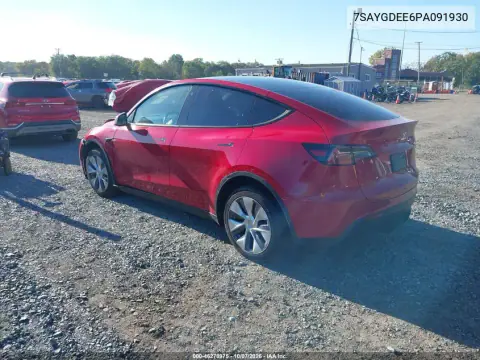 2023 Tesla Model Y Awd/Long Range Dual Motor All-Wheel Drive VIN 7SAYGDEE6PA091930 фото 3
