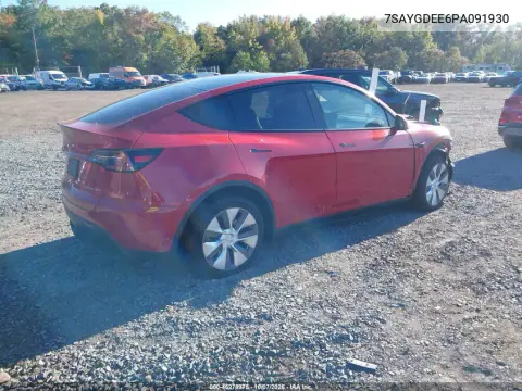 2023 Tesla Model Y Awd/Long Range Dual Motor All-Wheel Drive VIN 7SAYGDEE6PA091930 фото 4