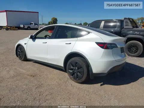 2023 Tesla Model Y Awd/Long Range Dual Motor All-Wheel Drive VIN 7SAYGDEE4PF687587 фото 3