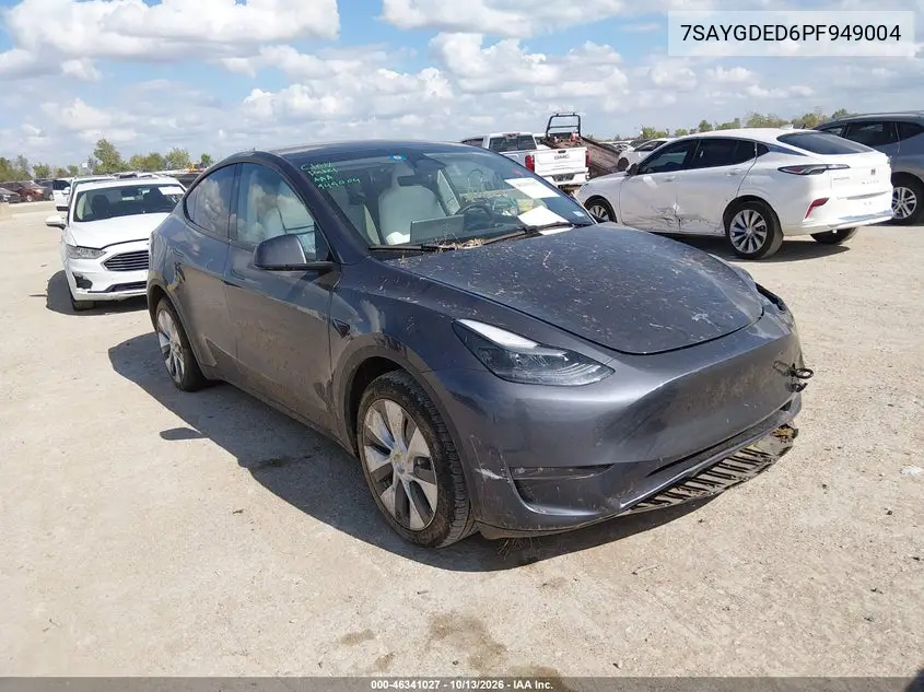 7SAYGDED6PF949004 Tesla Model Y 2023 — повреждение Передний левый, фото до ремонта