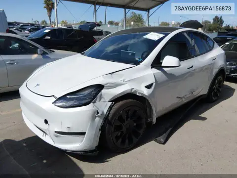 2023 Tesla Model Y Awd/Long Range Dual Motor All-Wheel Drive VIN 7SAYGDEE6PA156873 фото 2
