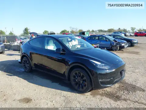 7SAYGDEE9RA233934 — 2024 Tesla Model Y, Левая сторона, фото до ремонта