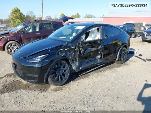 7SAYGDEE9RA233934 — 2024 Tesla Model Y, фото 2 с аукциона IAAI, Боковая часть