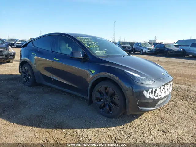 7SAYGDEEXSF293455 — 2025 Tesla Model Y, Задняя часть (Rear), фото до ремонта
