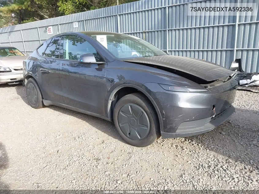 2026 Tesla Model Y VIN 7SAYGDEDXTA592336 фото 1