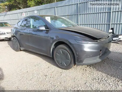 7SAYGDEDXTA592336 — 2026 Tesla Model Y, Передняя часть, фото до ремонта