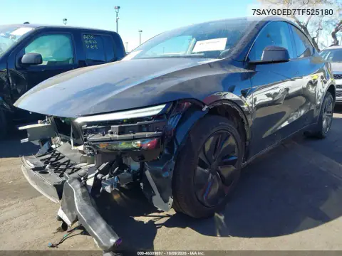 2026 Tesla Model Y Premium Rear-Wheel Drive/Rear-Wheel Drive VIN 7SAYGDED7TF525180 фото 2
