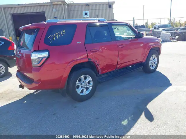 2015 Toyota 4runner Sr5 V6 VIN JTEBU5JR4F5238755 фото 4