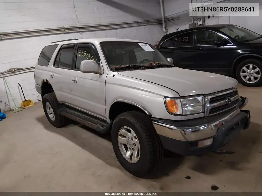 JT3HN86R5Y0288641 Toyota 4RUNNER 2000 — повреждение Естественный износ, фото до ремонта