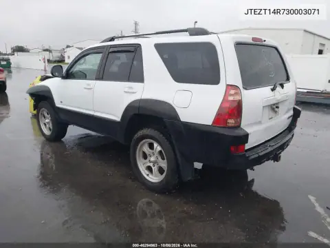2003 Toyota 4Runner Sr5 V8 VIN JTEZT14R730003071 фото 4