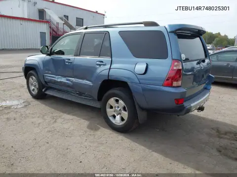 2004 Toyota 4Runner Sr5 V6 VIN JTEBU14R748025301 фото 4