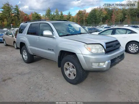 JTEBU17R058032393 — 2005 Toyota 4RUNNER, Естественный износ, фото до ремонта