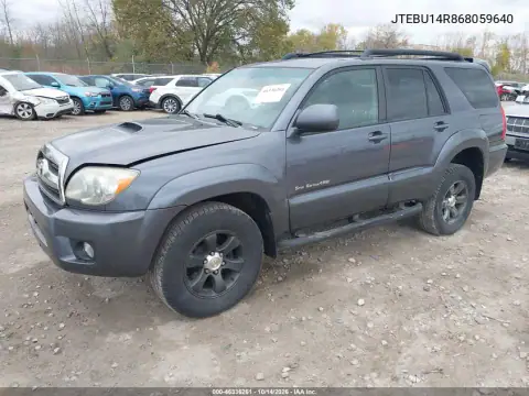 JTEBU14R868059640 — 2006 Toyota 4RUNNER, фото 3 с аукциона IAAI, Естественный износ