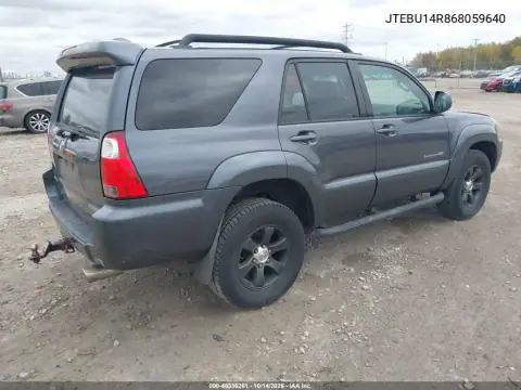 JTEBU14R868059640 — 2006 Toyota 4RUNNER, фото 5 с аукциона IAAI, Естественный износ