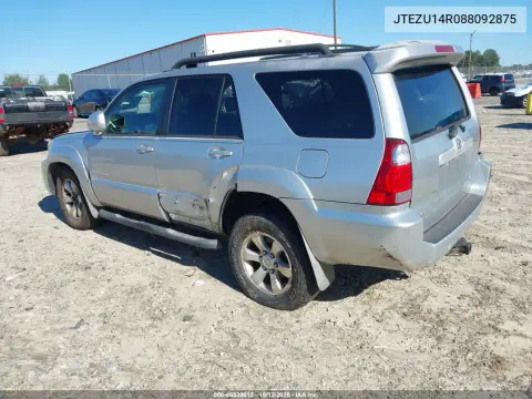 2008 Toyota 4Runner Sport V6 VIN JTEZU14R088092875 фото 3