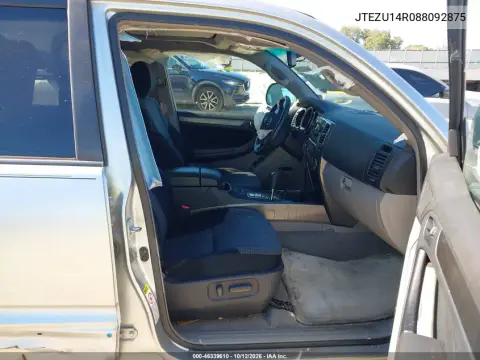 2008 Toyota 4Runner Sport V6 VIN JTEZU14R088092875 фото 5