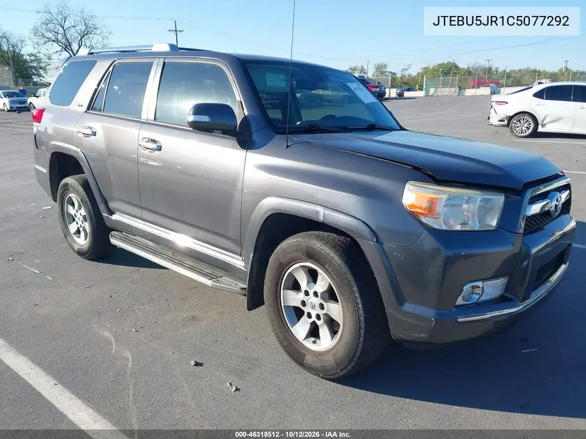 2012 Toyota 4Runner Sr5 VIN JTEBU5JR1C5077292 фото 1