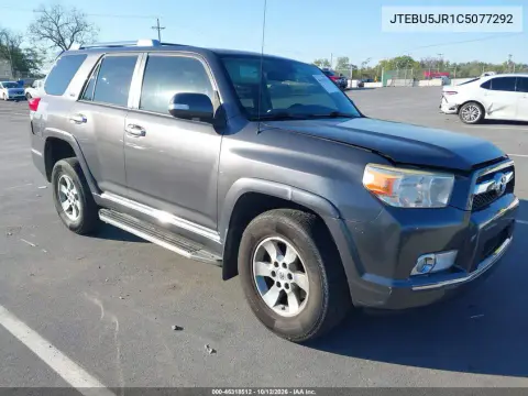 JTEBU5JR1C5077292 — 2012 Toyota 4RUNNER, Левая сторона, фото до ремонта