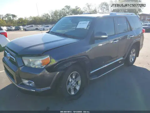 2012 Toyota 4Runner Sr5 VIN JTEBU5JR1C5077292 фото 2