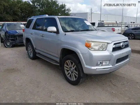 JTEBU5JR7C5108772 — 2012 Toyota 4RUNNER, Левая сторона, фото до ремонта