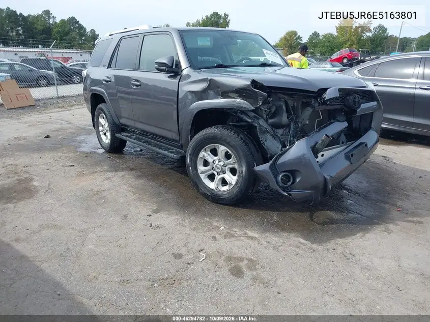 2014 Toyota 4Runner Sr5 Premium VIN JTEBU5JR6E5163801 фото 2