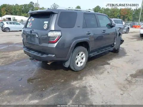 2014 Toyota 4Runner Sr5 Premium VIN JTEBU5JR6E5163801 фото 5