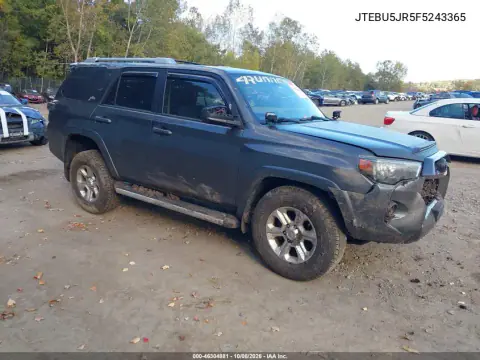 JTEBU5JR5F5243365 — 2015 Toyota 4RUNNER, Передняя часть, фото до ремонта