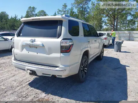 JTEBU5JR8G5323731 — 2016 Toyota 4RUNNER, фото 5 с аукциона IAAI, Передняя часть