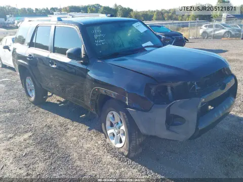 JTEZU5JR2G5121871 — 2016 Toyota 4RUNNER, Неизвестные повреждения, фото до ремонта