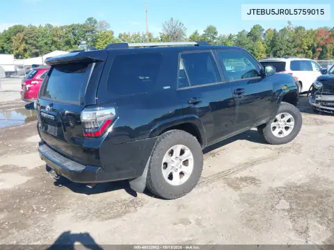 JTEBU5JR0L5759015 — 2020 Toyota 4RUNNER, фото 4 с аукциона IAAI, Левый бок