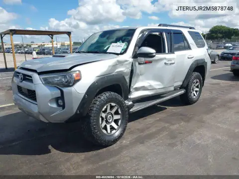 2021 Toyota 4Runner Trd Off Road Premium VIN JTERU5JR2M5878748 фото 3