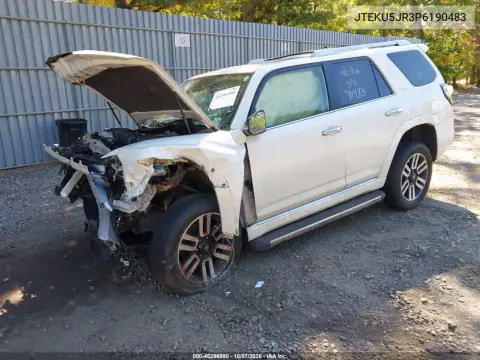 2023 Toyota 4Runner Limited VIN JTEKU5JR3P6190483 фото 2