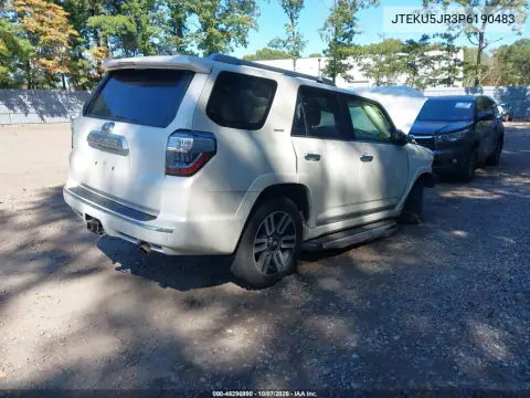 2023 Toyota 4Runner Limited VIN JTEKU5JR3P6190483 фото 4