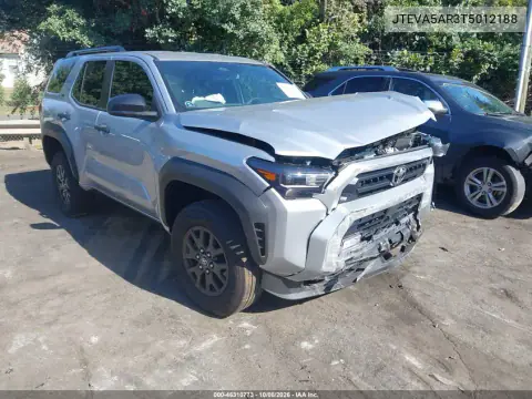 JTEVA5AR3T5012188 — 2026 Toyota 4RUNNER, Передняя часть, фото до ремонта