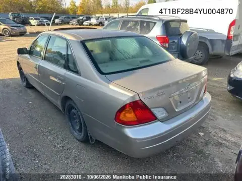 2000 Toyota Avalon Xls VIN 4T1BF28B4YU004870 фото 3