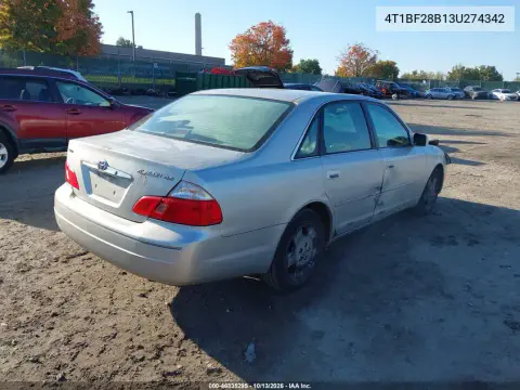 2003 Toyota Avalon Xls VIN 4T1BF28B13U274342 фото 4
