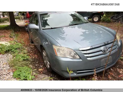 4T1BK36B66U081368 — 2006 Toyota Avalon, Передняя часть, фото до ремонта
