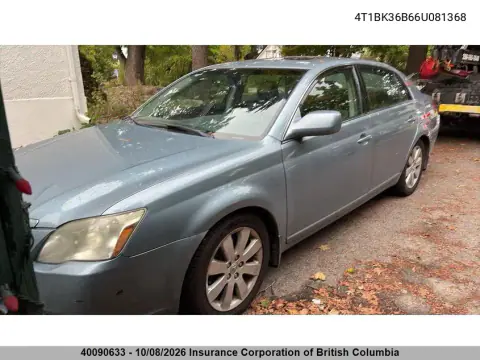 2006 Toyota Avalon Xl/Xls/Touring/Limited VIN 4T1BK36B66U081368 фото 2