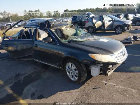 4T1BK3DB0BU394929 — 2011 Toyota Avalon, Повреждения со всех сторон, фото до ремонта