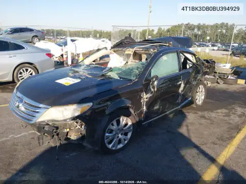 4T1BK3DB0BU394929 — 2011 Toyota Avalon, фото 3 с аукциона IAAI, Повреждения со всех сторон